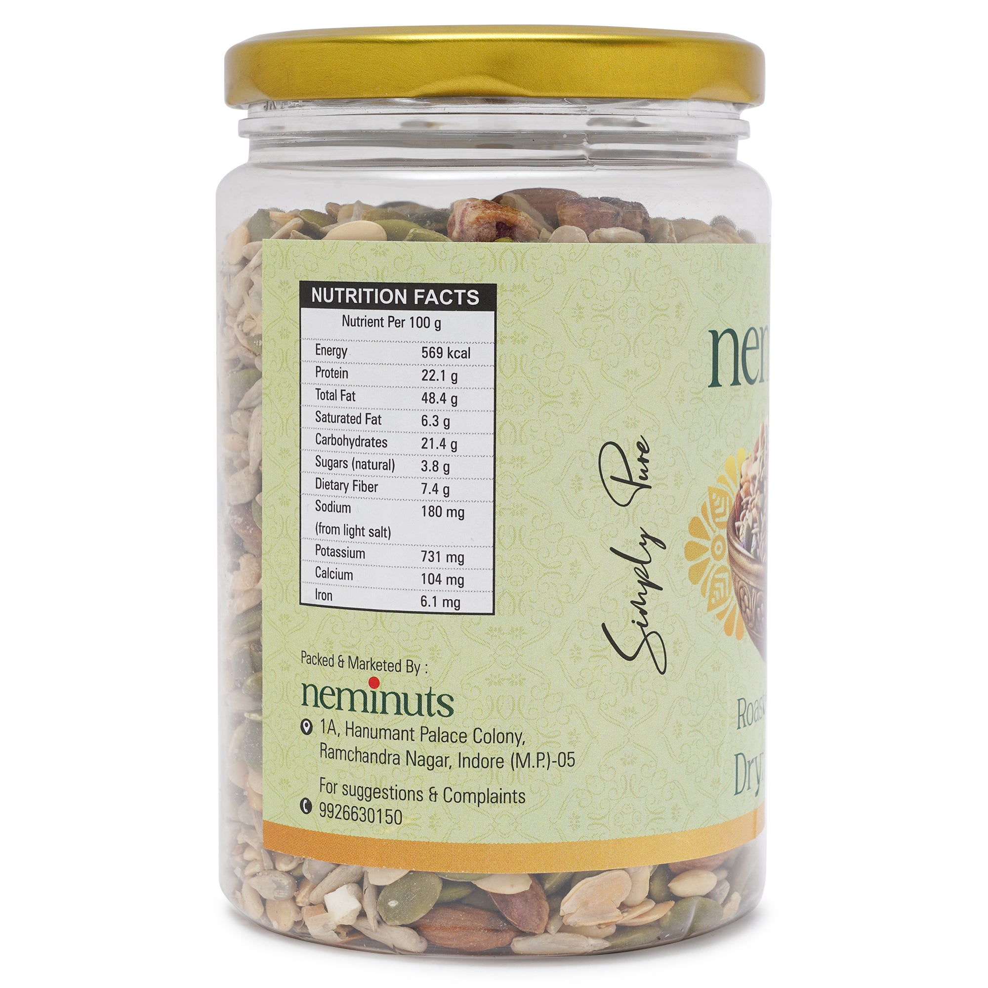 Dryfruits Mix (Roasted & Salted) - Neminuts